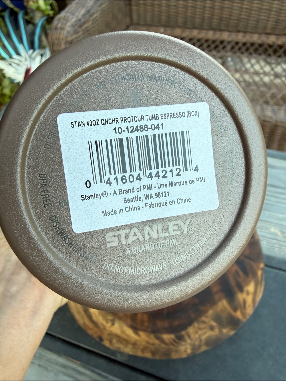 Stanley 40 oz Quencher ProTour Flip Straw Tumbler Espresso NWT - Picture 6 of 9
